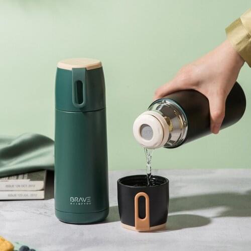 350ml Mini Insulated Coffee Mug Girls Thermos Bottle Students Thermal Mug Portable Travel Mug Thermos Vacuum Flask Thermal Cup