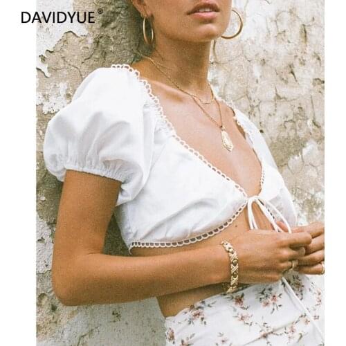 Davidyue Blouses With Tie