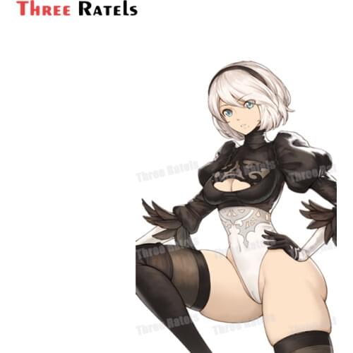 F653 Cool Yorha 2B Nier Hentai Waifu Sexy Anime Girl Car Stickers Motorcycle Decals Waterproof PVC