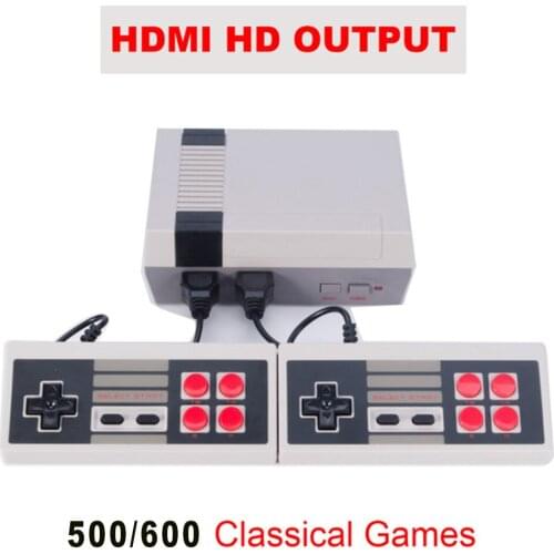 HD HDMI/AV Output Mini TV Handheld Game Console Video Game Console with 500 Different 8 Bit games Built-in for 4K TV PAL & NTSC