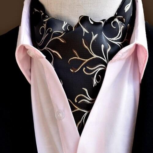 Cravat Mens Business Banquet Wedding Neck Scarf Double-sided Design Suit Shirt Accessories Gifts Trendy Flower Scarf