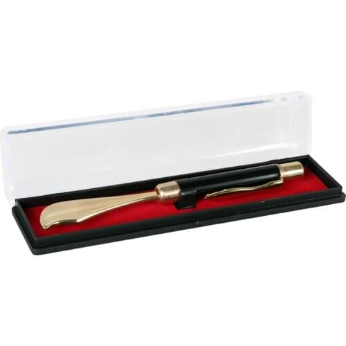 New Pure Copper Metal GuaSha Board Acupoint Massage Scraping Knife Acupuncture Guasha Massage Pen Foot massage bar tool