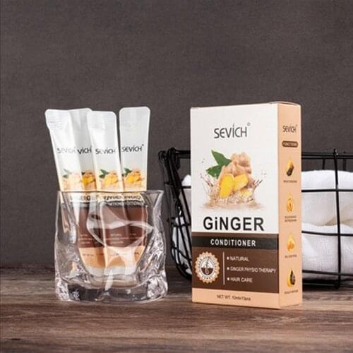 10pcs/box Nutrition Argan Oil Coconut Ginger Nourishing Repair Hair Mask Soft Moisturizing Hair Treatment Mask 10ml