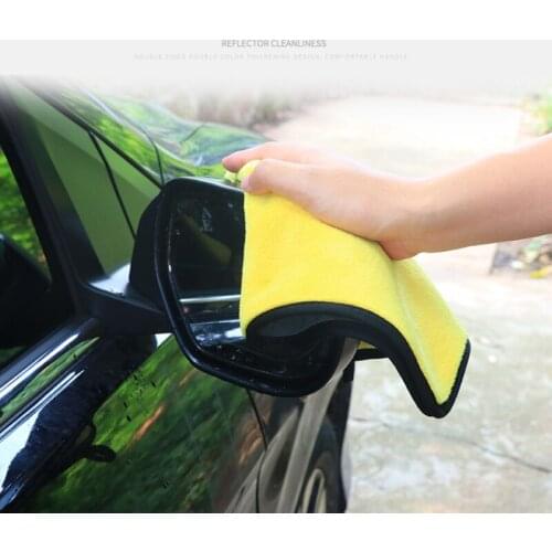 Car Wash Towels Microfiber Washing Drying Towel Strong Thick Plush Polyester Cleaning Cloth Car Detailing Wash Auto Accessories