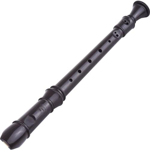 Suzuki SRG-405 Detachable Soprano Recorder German-style 8 Holes Key of G with Bag Clearing Rod Musical Wind Instrument Brown
