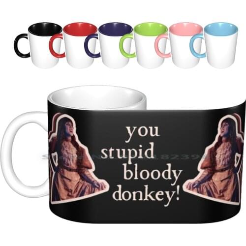 You Stupid Bloody Donkey! Ceramic Mugs Coffee Cups Milk Tea Mug What We Do In The Shadows Vampire Horror Funny Comedy Wwdits