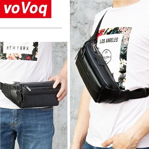 Waterproof Mens Waist Bag Fanny Pack Fashion Man Chest Pack Outdoor Crossbody Bag Large Capacity Belt Bags Hip Waist Packs Male