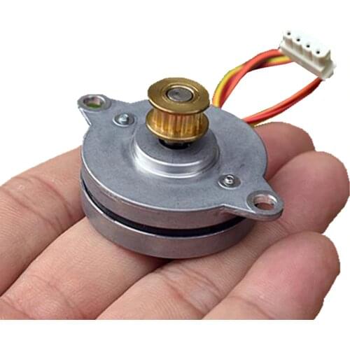 Japan (Sinano) Ultra-thin 36MM Round Stepper Motor Precision 0.9 Degree 2-phase 4-wire Stepper Motor for Monitoring Equipment