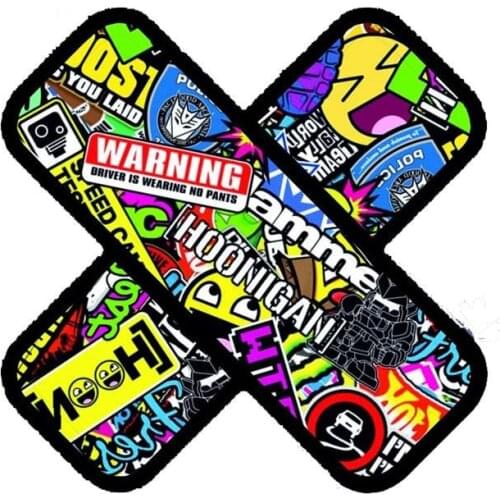 Funny Car Stickers Decor Motorcycle Decals PLASTER STICKER BOMB Colour Decorative Accessories Creative Sunscreen PVC