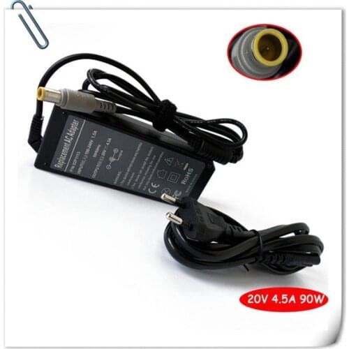 90W AC Adapter Charger For Lenovo Thinkpad T501i SL400 Z61T Z61p SL300 42T5000 universal charger 20V 4.5A charge for laptop