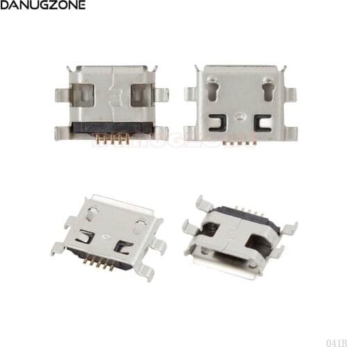 250PCS/Lot Micro USB 5Pin Female Connector For Mobile Phone Micro USB Charge Jack 5 Pin Charging Dock Socket Port Plug