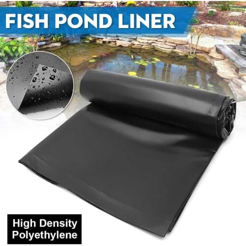 4 Sizes 0.12mm Fish Pond Liner Cloth Home Garden Pool Reinforced Heavy Duty Landscaping Pool Waterproof Membrane Liner Cloth