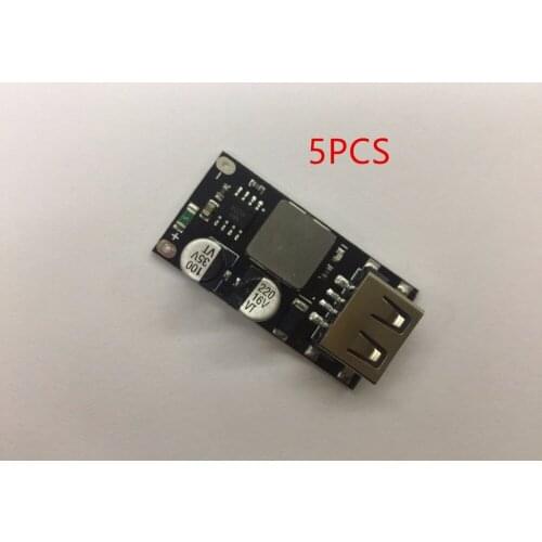 5pcs DC-DC Power Buck Module 6V-32V12V24V To QC3.0 Fast Charging Single USB Charging Converter Board For iPhone Huawei FCP