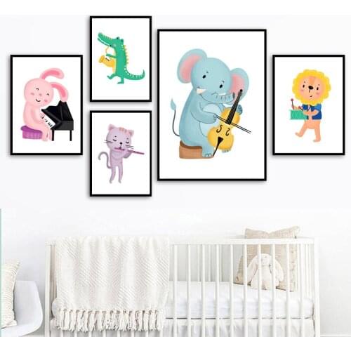 5D DIY Diamond Painting Cartoon Lion Rabbit Monkey Cross Stitch Kit Full Drill Embroidery Art Picture of Rhinestones Home Decor