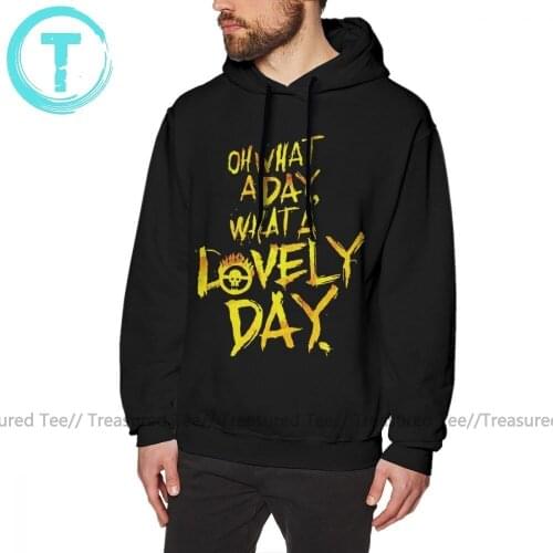 Mad Max Hoodie Mad Max Fury Road What A Lovely Day Hoodies XXXL Long Length Pullover Hoodie Cotton Red Nice Outdoor Men Hoodies