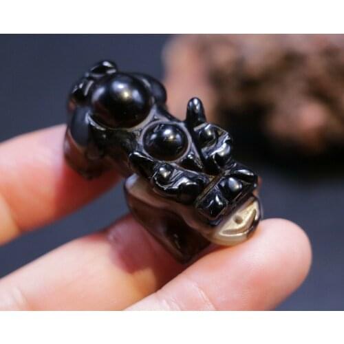 Big Treasure Talisman Details about Energy Tibetan Onyx Wealth God PiXiu Pi Yao Rich Totem Pendant Carving Amulet Timestown