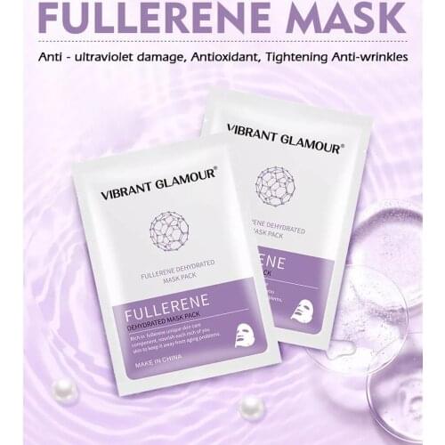 Fullerene Oligopeptide Lyophilized Powder Face Mask Whitening Dilute Acne Marks Moisturizing Skin Reparing Face Mask Skin Care