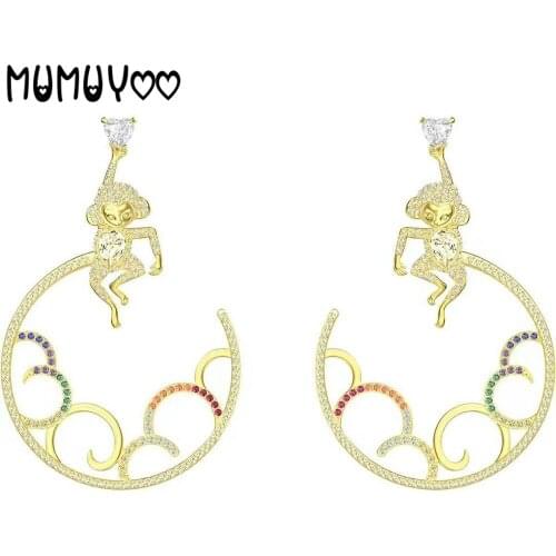 Этнические серьги HUAJI China At AliExpress