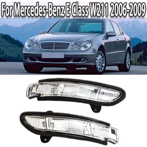 K-Car LED Rear View Mirror Turn Signal Light For Mercedes-Benz W216 W219 W211 W221 2007-2010 S550 S600 2198200521 2198200621