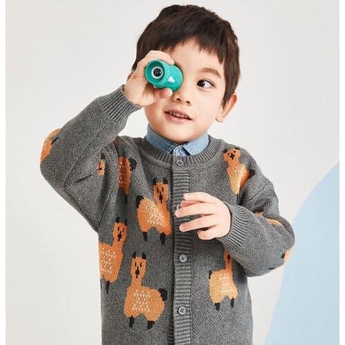 Toddler Cardigan Kids Girl Sweater Tricots 1-8T Baby Winter Tops Sweaters Autumn Girl Warm Sweater