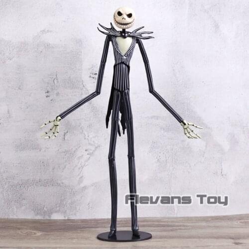 The Nightmare Before Christmas Jack Skellington Deluxe Ver. PVC Colelctible Action Figure Toy Movable Model