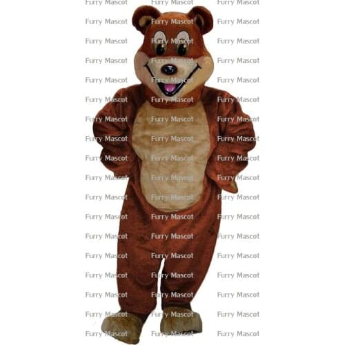 Cartoon Bear - Plush Christmas Cosplay Unisex Cute Newly Mascot ostume Suit Cosplay Party Game Dress Outfit Adult Gift A