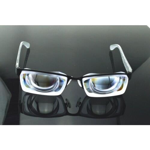 Men Halfrim High Myopic Glasses -17D Pd64