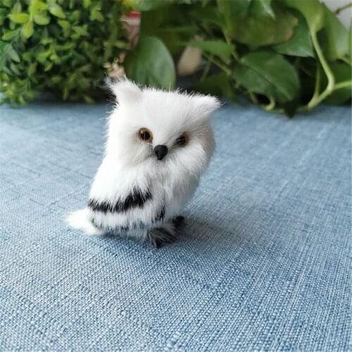 2021 New 7cm tall cute snow owl pass doll cute toy