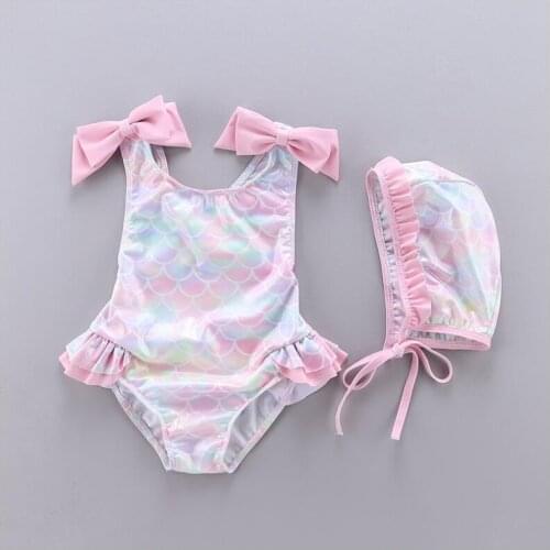 Baby Girls Beachwear Flower Print Toddler Summer Outfit Swimwear Lovely 12m Bathing Suit Summer Clothes