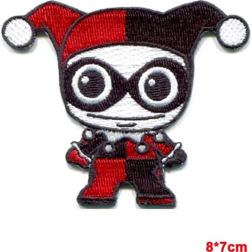 Suitable for all kinds of clothes Cute Custom Quinn baby dc comics joker sew appliqued iron on embroidery sports patch