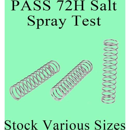 10pcs Professional Factory Supply Coil shape memory stainless steel compression spring wire diameter 0.7MM