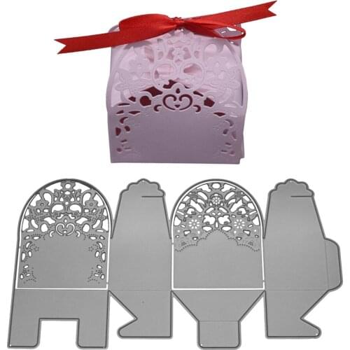 Candy Box Frames Scrapbooking Metal Cutting Dies 2019 New Stamps And Dies For Card Making DIY Embossing Flower Element Stencils