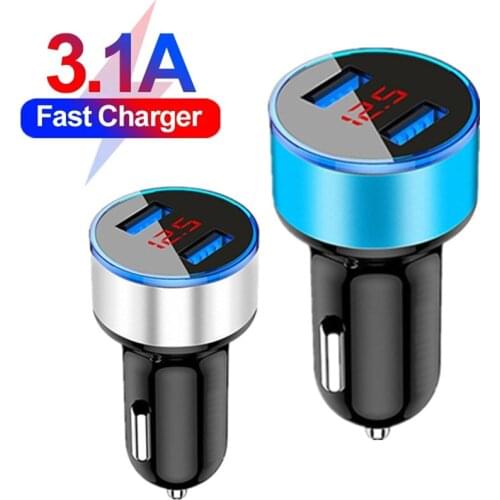 USB Car Charger For iphone 12 11 18W Quick Charge 3.0 Fast Charging Charger For Xiaomi note 9T 8 9 10S 10Pro Mobile Phone Charge