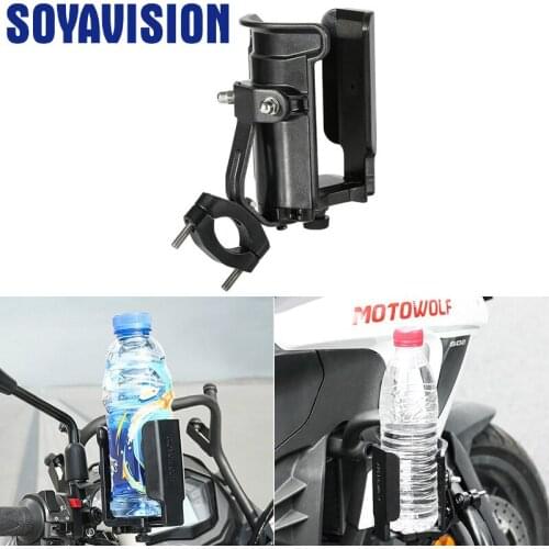 Bicycle Drink Holder Mountain Bike Cup Stand Motorcycle Water Bottle Coffee Clip Mount Holder Outdoor Sports Bracket