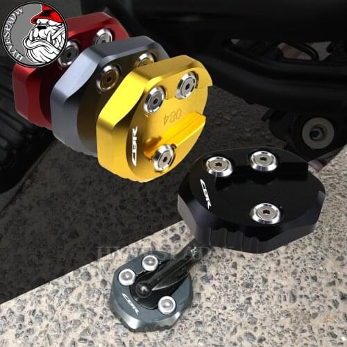 Motorcycle Kickstand Extension Pad Side Stand Enlarger Plate for HONDA CBR150R 2018-2020