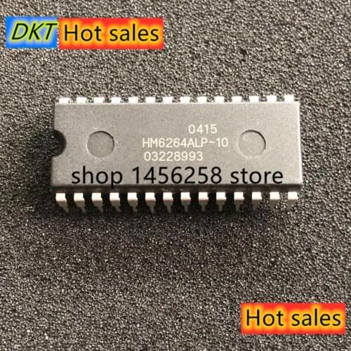 1-10pcs/lots HM6264ALP-10 HM6264 DIP-28 IC In stock