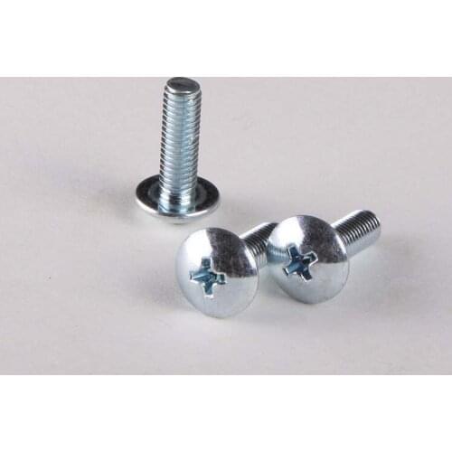 10PCS Large Flat Head Phillips Machine Screw / Phillips Flat Head Screw Groove / Umbrella Head Screws M6 * 30