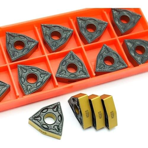 10pcs WNMG080404 PM 4225 WNMG 080404 PM 4225 Carbide high quality turning tool CNC lathe milling cutter External turning tool