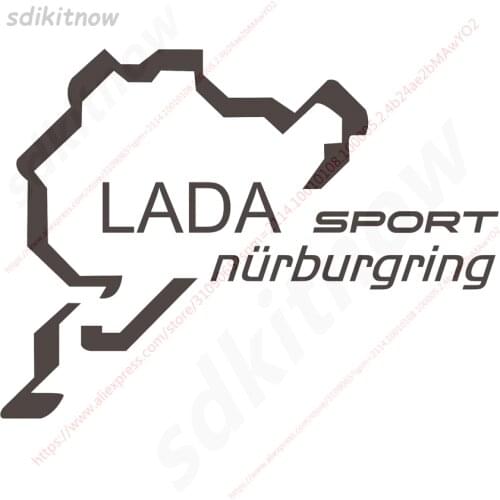 15cm Nurburgring Sports Racing Windows Door Body PVC Decal Car Styling for lada niva kalina priora granta largus vaz samara 2110