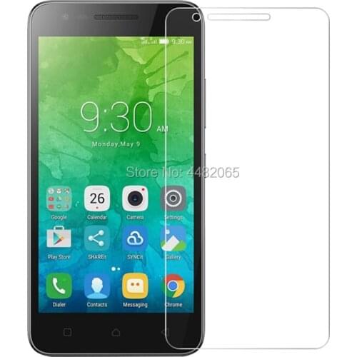 2pcs 0.26mm 9H Premium Clear Tempered Glass On For Lenovo Vibe C2 k10a40 Screen Protector Toughened protective film For Vibe C2