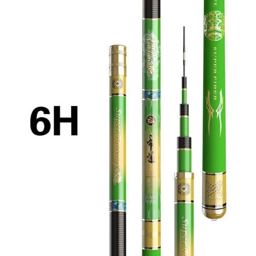 3.6M-7.2M Carp Fishing Pole 4H 5H 6H Super Hard Taiwan Fishing Rod Hand Olta Vara De Pesca Carbon Feeder Peche Spinning Canne