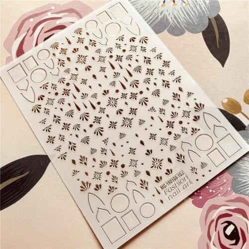 MG190108-10JS Water drop 3D Back glue Nail decal Nail sticker Nail decoration Nail art Nail tool Nail ornament