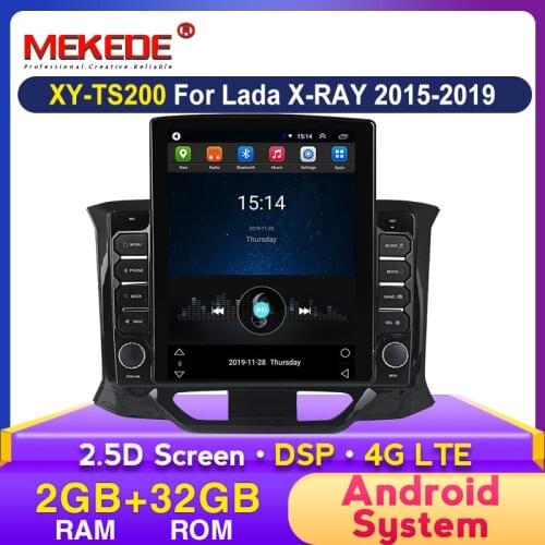 MEKEDE Android System For LADA X ray Xray 2015 2016 2017 2018 2019 Car Radio Multimedia Video Player Navigation GPS Support WIFI