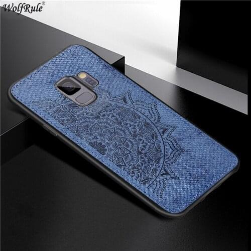 Case For Samsung Galaxy S9 Case 5.8" Magnetic Fashion Shockproof Fabric Cloth Case For Samsung S9 Phone Cover For Samsung S9