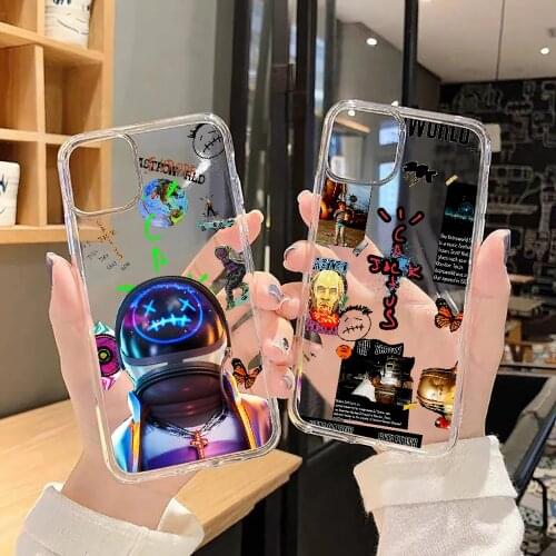 Cactus Jack Travis Scott Phone Case For Samsung Galaxy Note 4 8 9 10 20 S8 S9 S10 S10E S20 Plus UITRA Ultra transparent trend