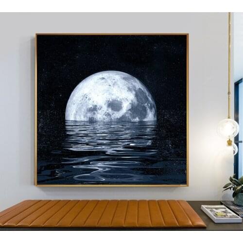 Canvas Poster Modular Space Astronaut Planet Moon Painting Home Decor HD Print Pictures Modern Nordic Style Living Room Wall Art