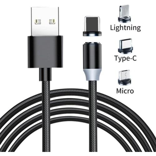 Magnetic Cable plug Micro USB Type C Cable plug Fast Charging Magnetic Charger USB Cables plug Mobile Phone Cord