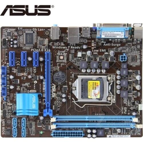 LGA 1155 For Intel H61 ASUS P8H61-M LX 100% PC Computer Motherboard DDR3 16G P8H61 M LX Desktop Mainboard PCI-E X16 VGA Used