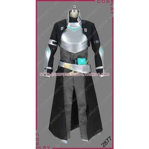 Sword Art Online Gun Gale Online Fatal Bullet Kirigaya Kazuto Kirito Uniform Outfit Game Cosplay Costume S002