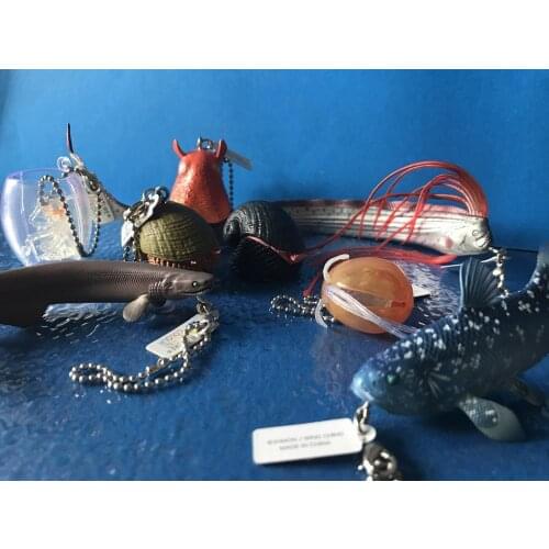 Pvc figure model toy Deep sea creature snail fish snail 8pcs/set rare
